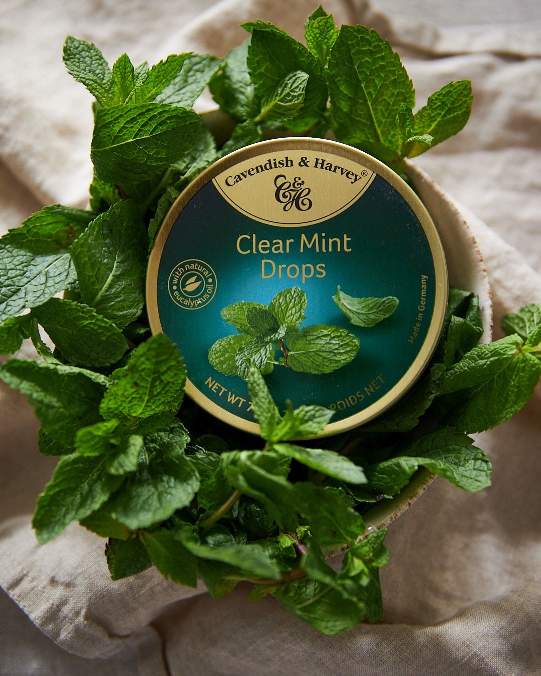 Cavendish & Harvey Clear Mint Bonbons mit Minzgeschmack 200g