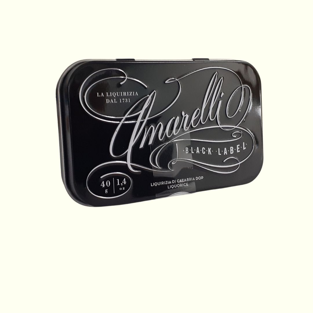 Amarelli Black Label 40g Hartlakritzstücke
