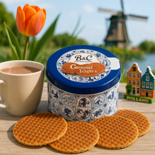 B & C Caramel Wafers 260g Karamellwaffeln