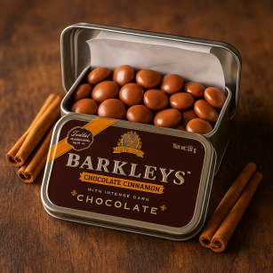 Barkleys Chocolate Cinnamon 50g Bonbons mit Schokolden- Zimtgeschmack
