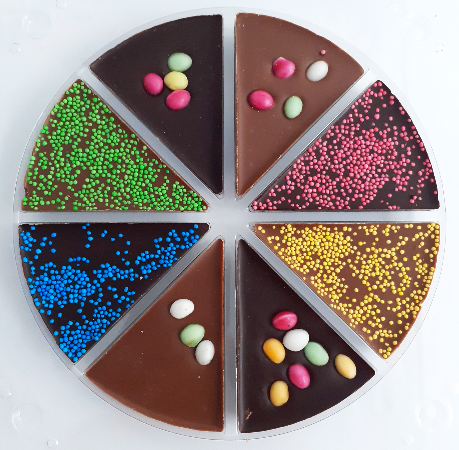 Bernard Chocolatier Chocolate Pizza Assorted Family Size 105g