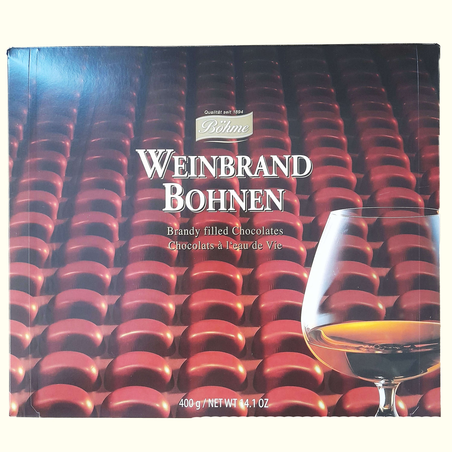 Böhme Weinbrand Bohnen Alkoholpralinen 400g