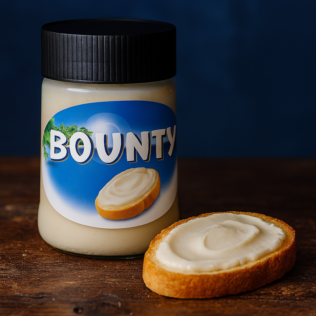 Bounty Brotaufstrich im Glas mit Kokosraspeln 350g