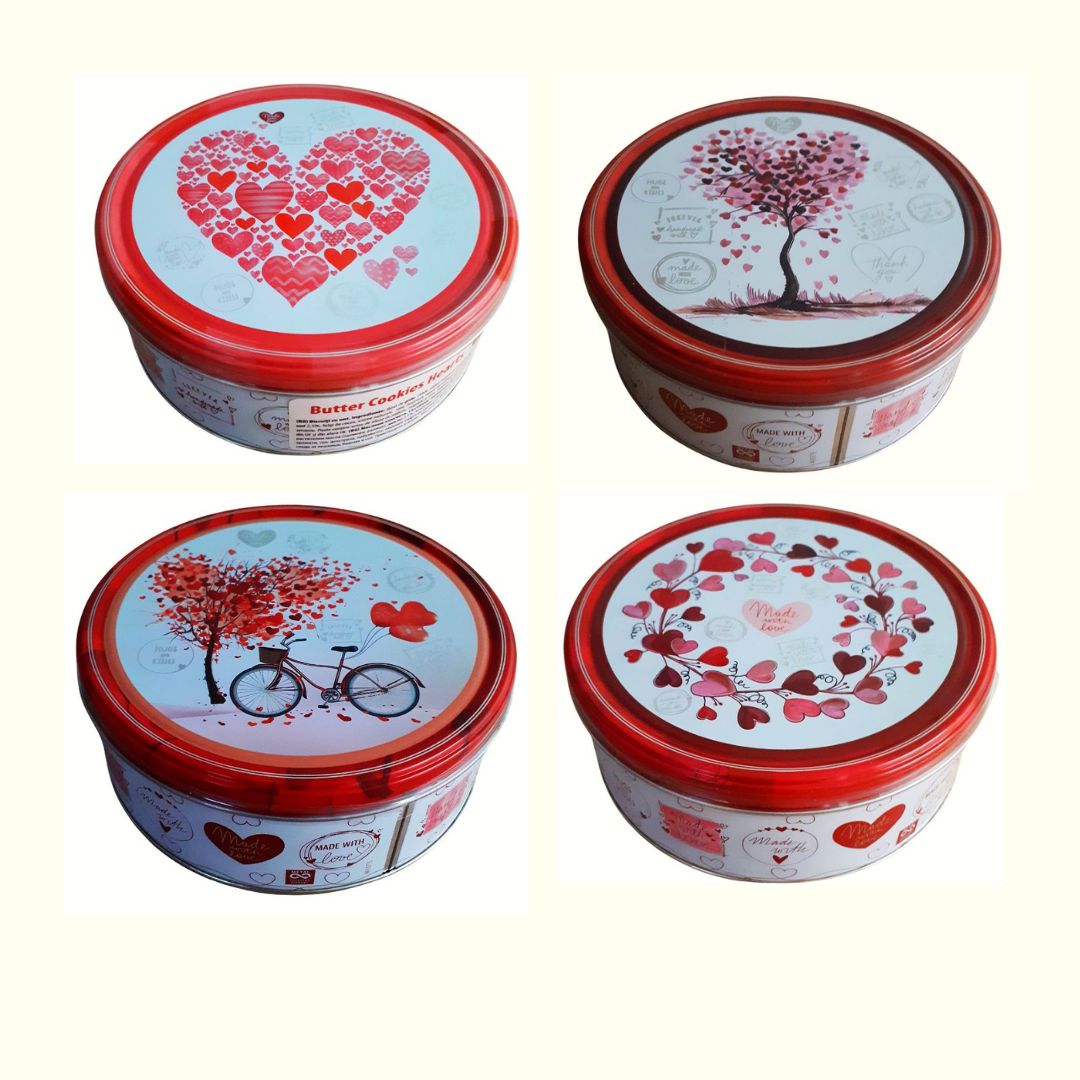 Butter Cookies Hearts 150g 4 Diverse Motive