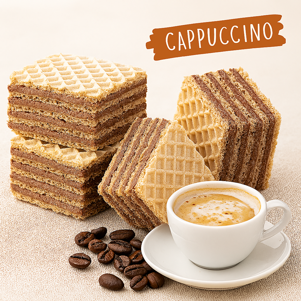 Feiny Biscuits Cubus Wafers Cappuccino 125g