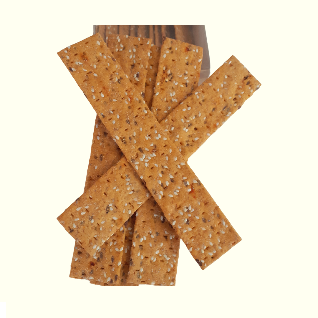 Danvita Crisp Bread Chili & Garlic 130g Knusperbrot mit Chili und Knoblauch