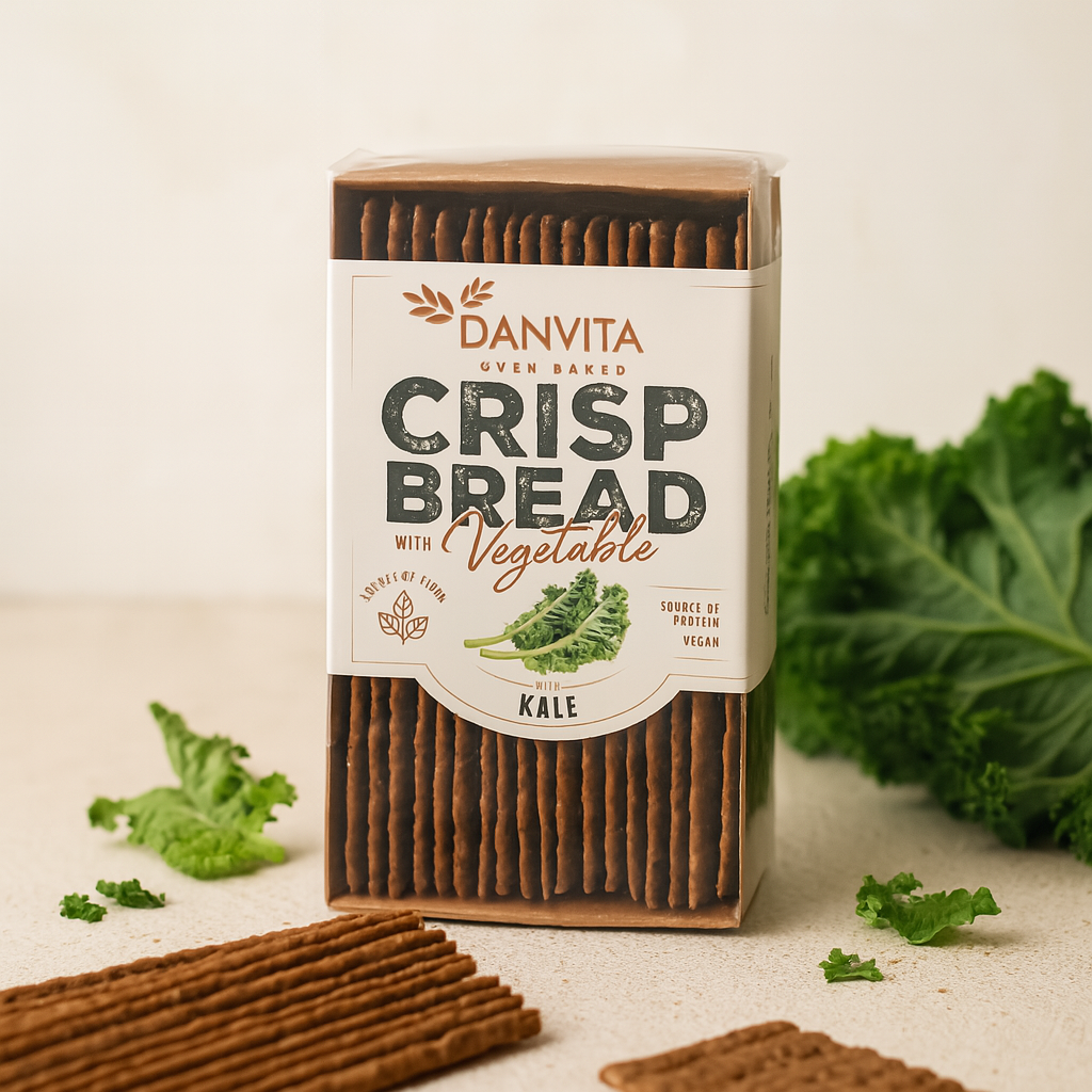 Danvita Crisp Bread Kale 130g