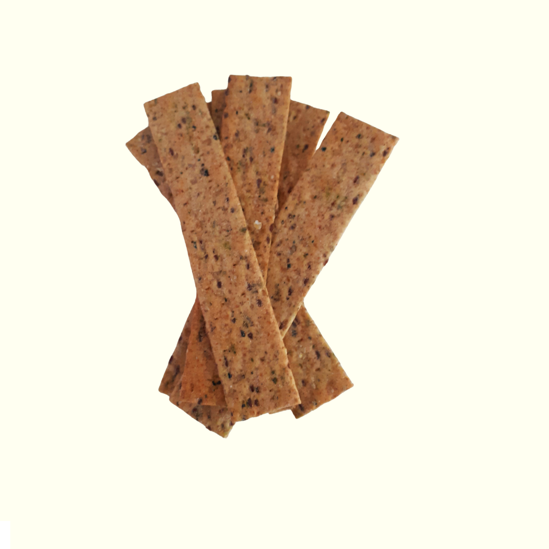 Danivta Crisp Bread Olives & Garlic 130g Knusperbrotstangen Mit Oliven Und Knoblauch