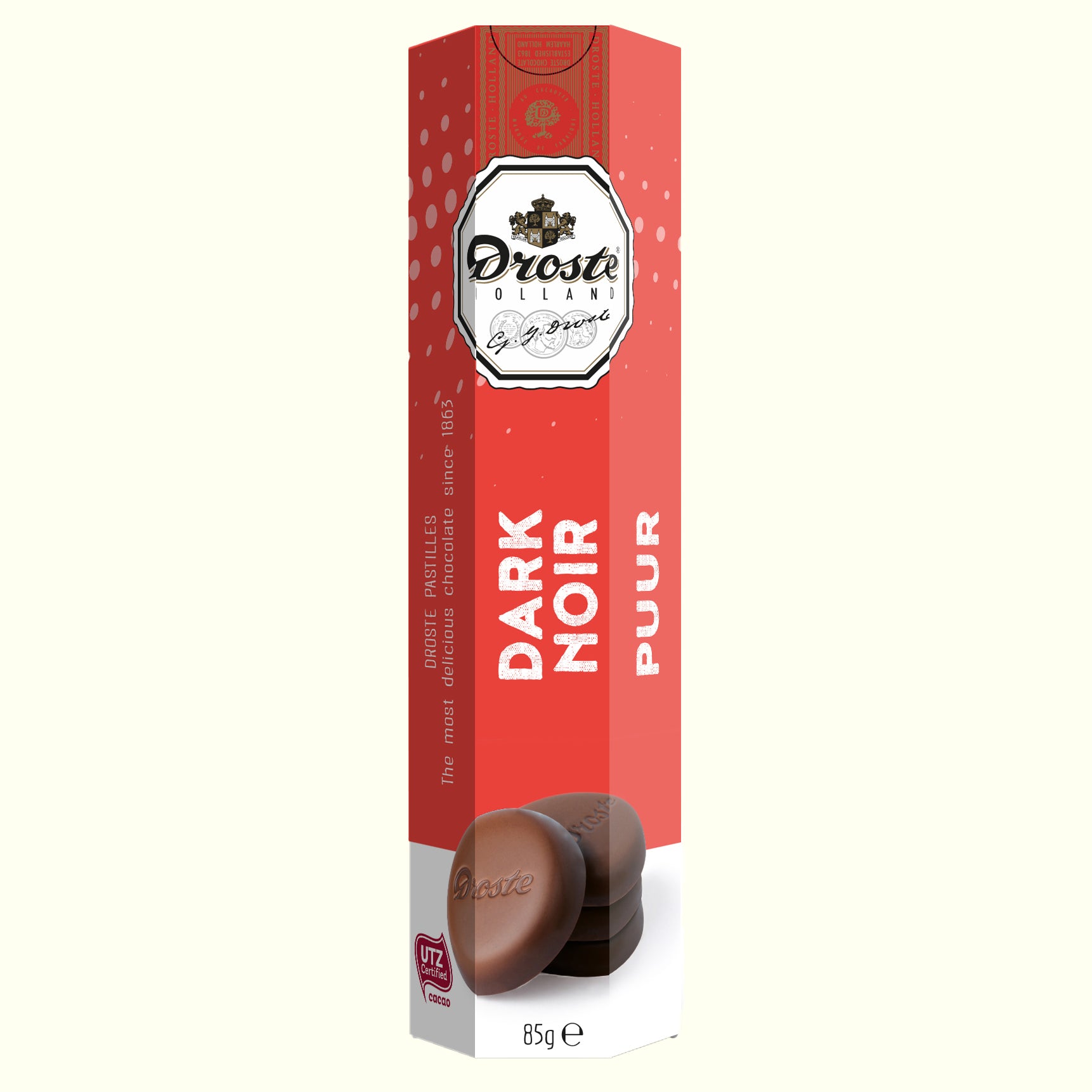 Droste Dark Noir Pastilles 85g