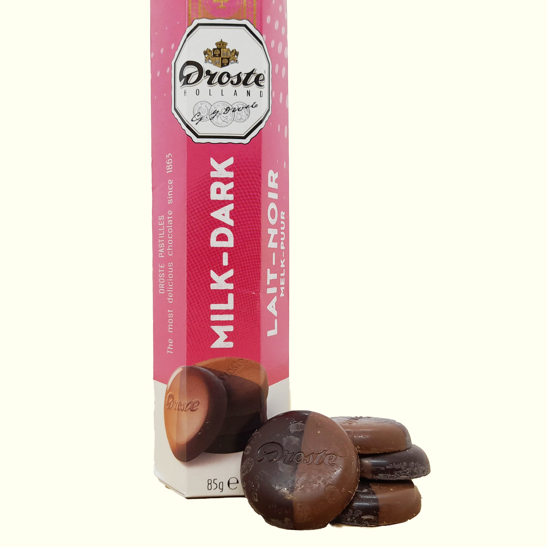 Droste Milk-Dark Pastilles 85g