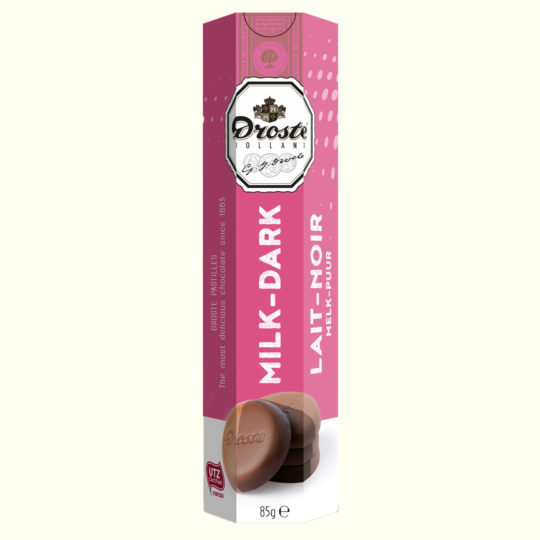 Droste Milk-Dark Pastilles 85g