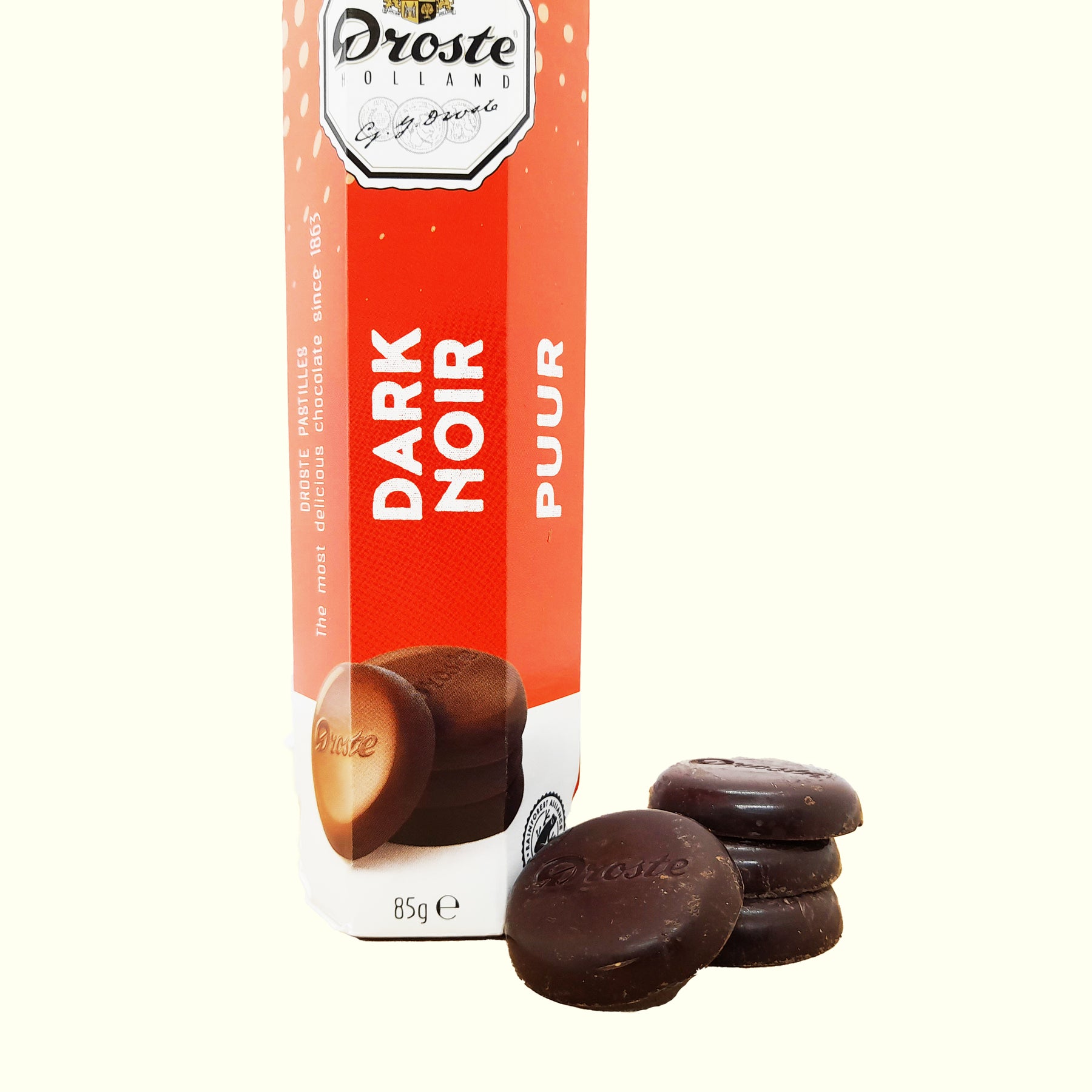 Droste Dark Noir Pastilles 85g