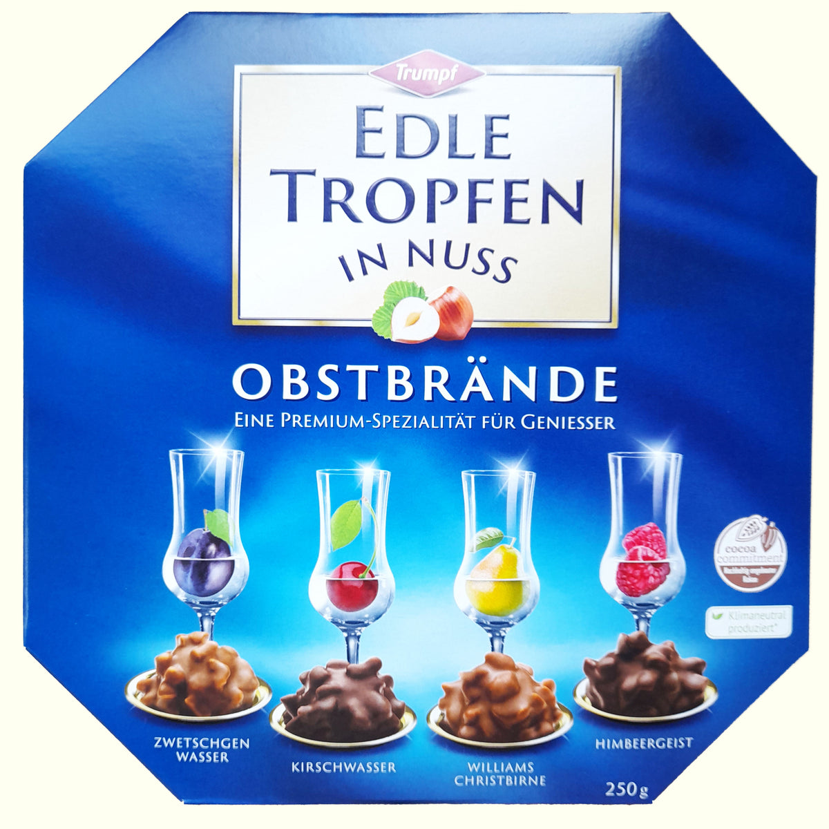 Trumpf Edle Tropfen in Nuss Obstbrände 250g