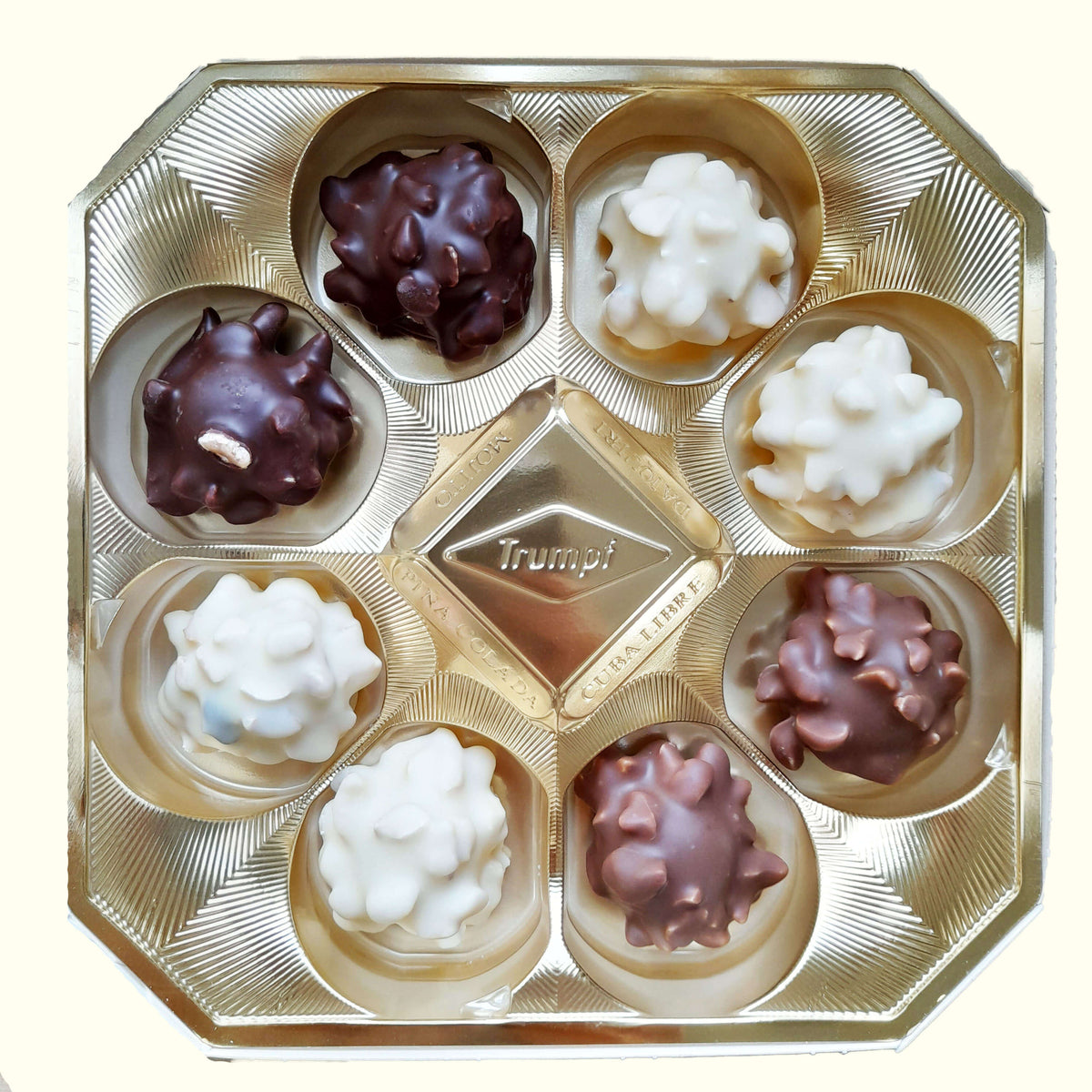 Trumpf Edle Tropfen in Nuss Rum Bar 100g