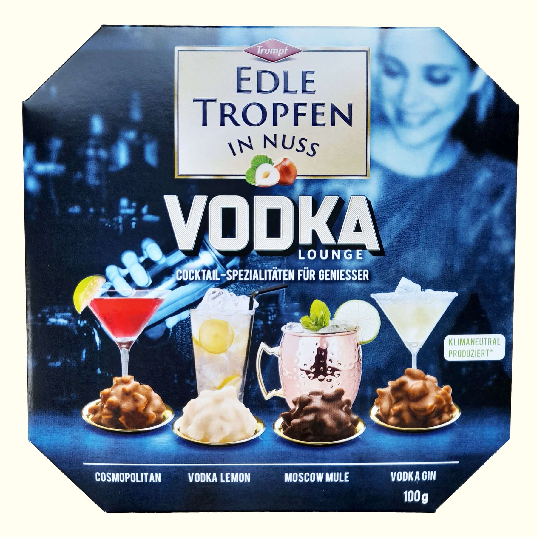 Trumpf Edle Tropfen in Nuss Vodka Lounge 100g