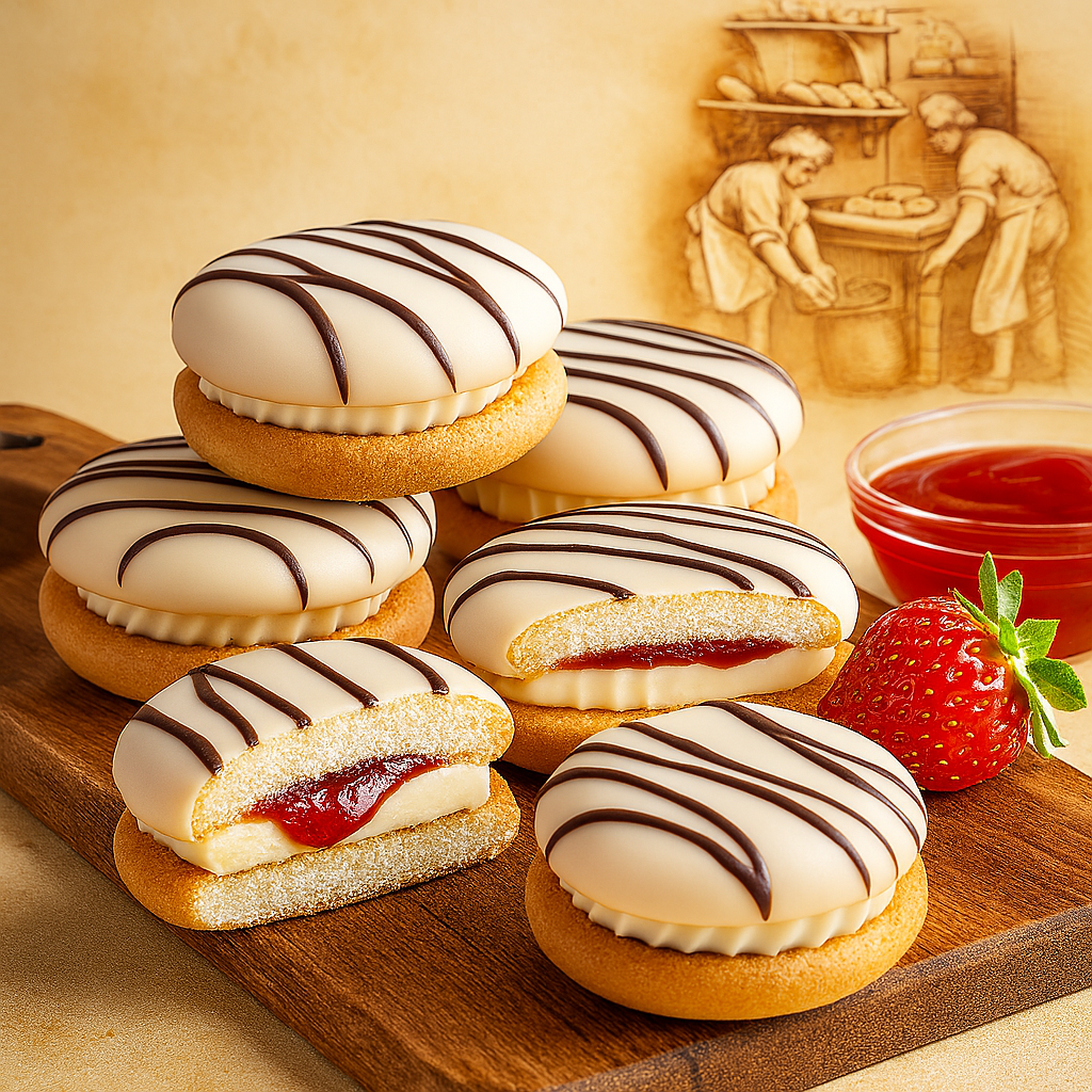 Feiny Biscuits Jaffa Sandwich Erdbeere 380g