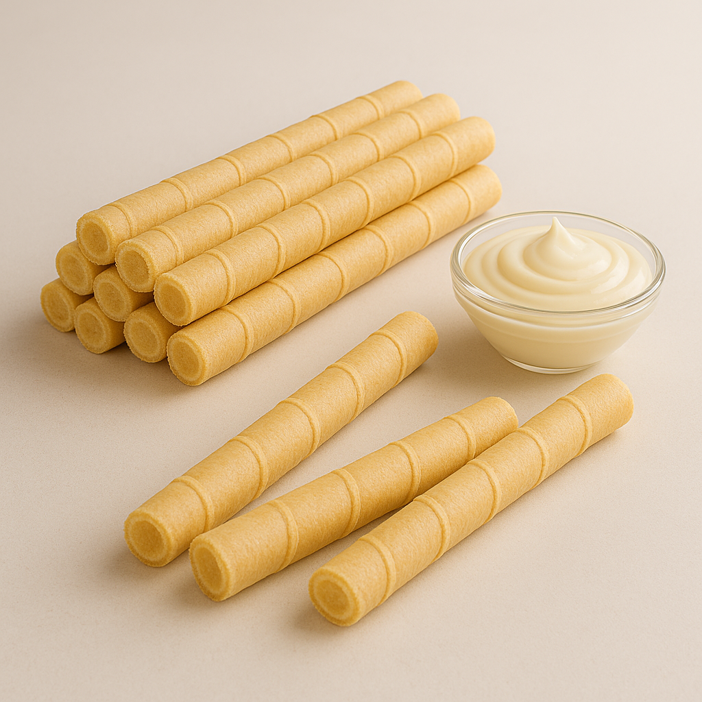 Feiny Biscuits Waffelröllchen mit Vanille 400g