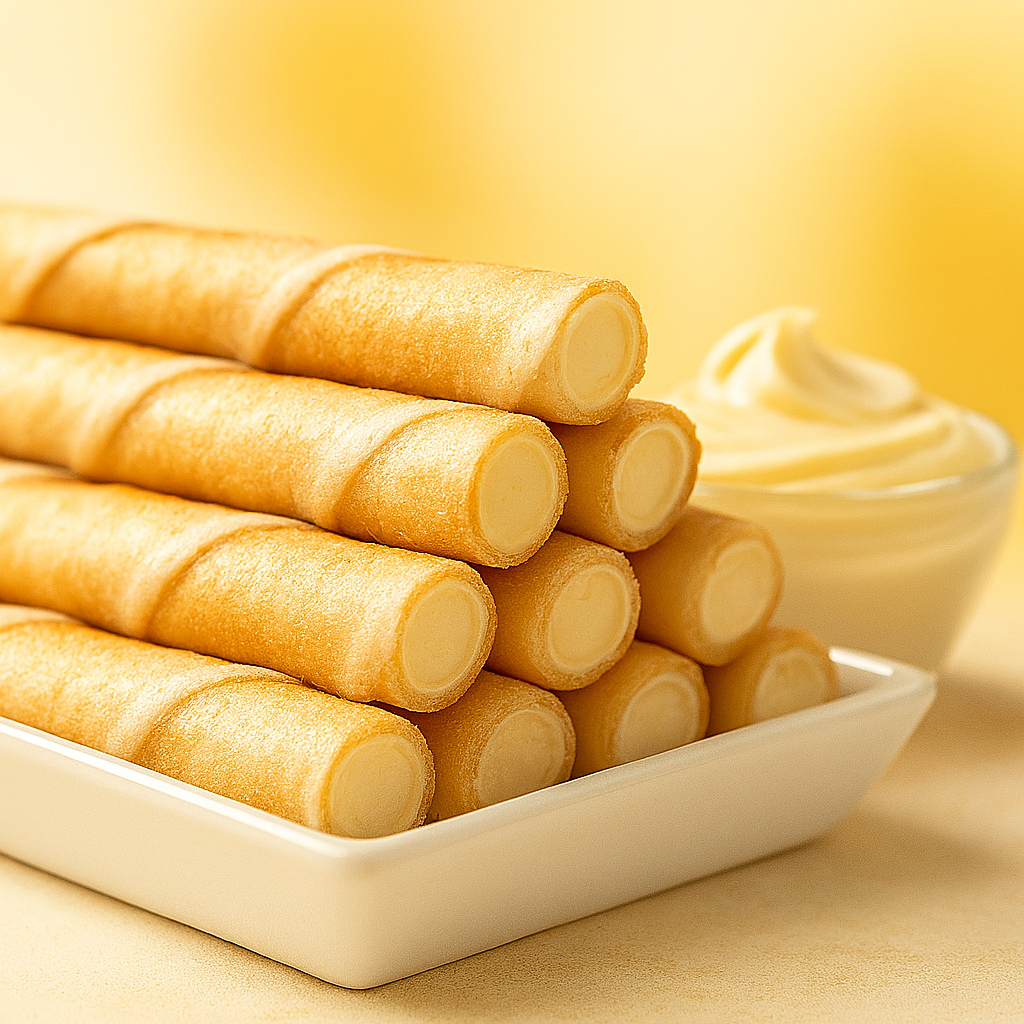 Feiny Biscuits Waffelröllchen mit Vanillegeschmack 160g