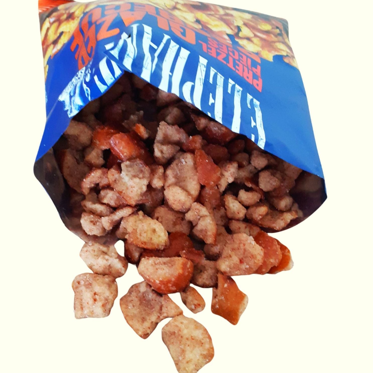 Elephant Pretzel Pieces Glazed Barbecue BBQ Bretzelstücke 125g - TopCandy