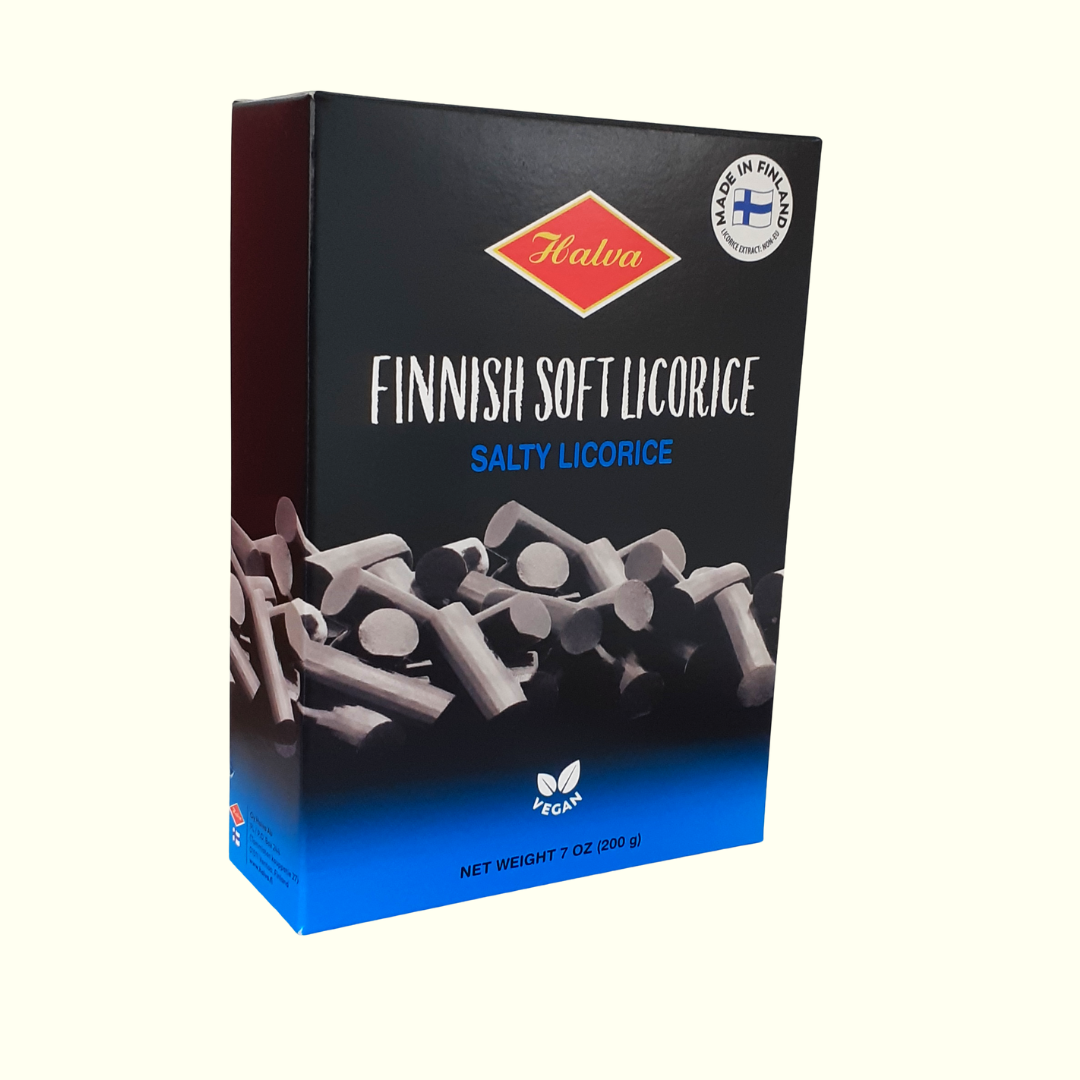 Halva Finnish Soft Licorice Salty 200g