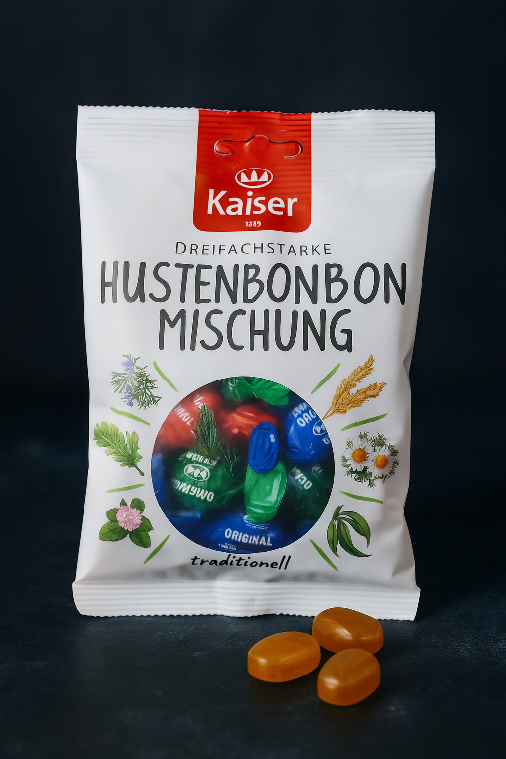 Kaiser Dreifachstarke Hustenbonbon Mischung - 100g