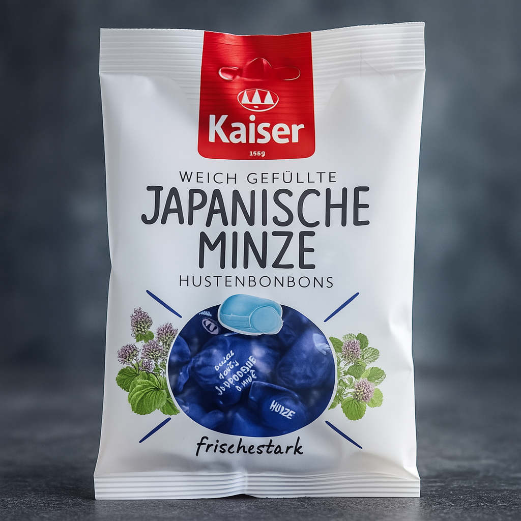 Kaiser Japanische Minze Hustenbonbons gefüllt - 90g