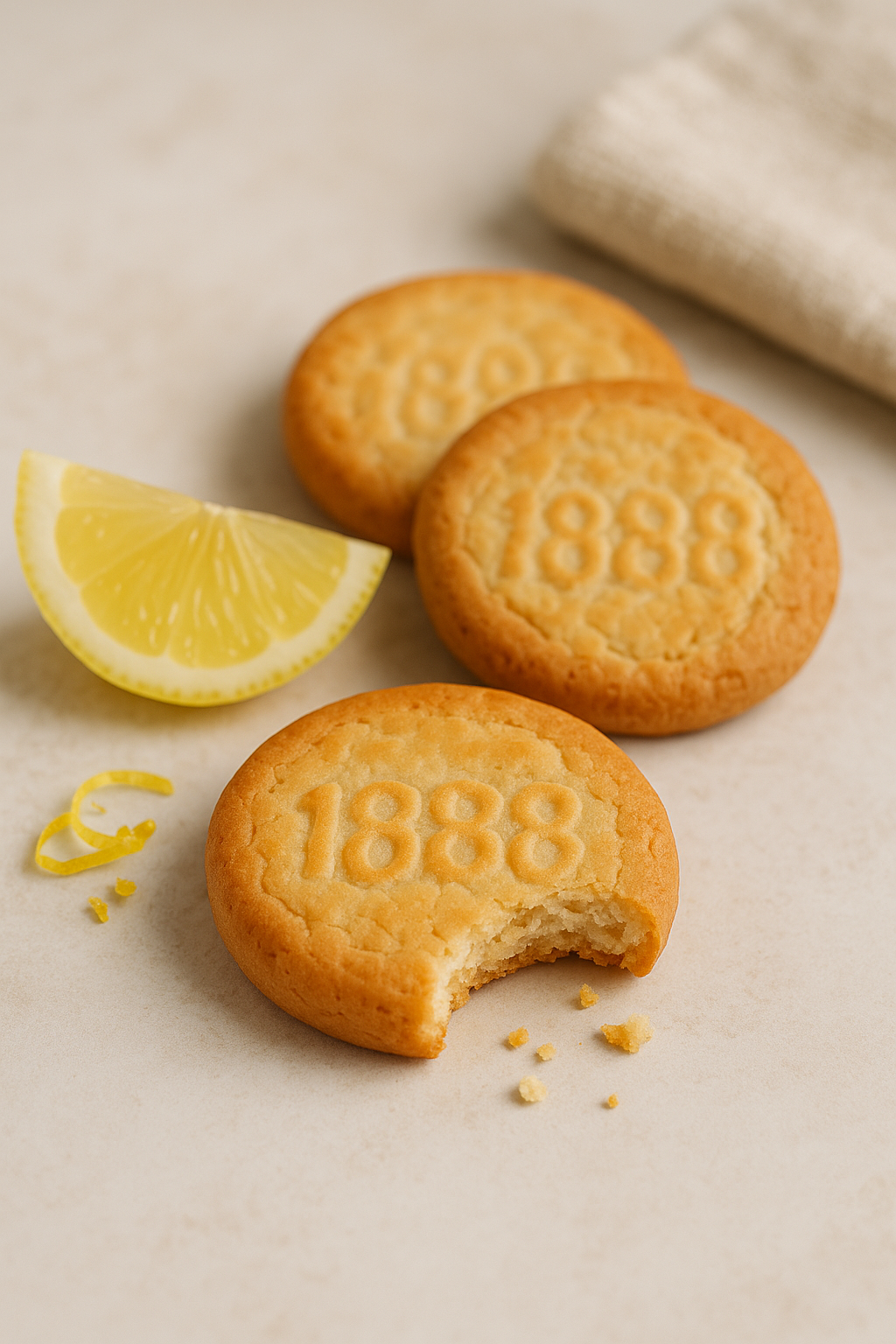 Les Palets De La Mère Poulard Citron Schmuckdose | 500g | 32 Stück | Feingebäck aus Frankreich