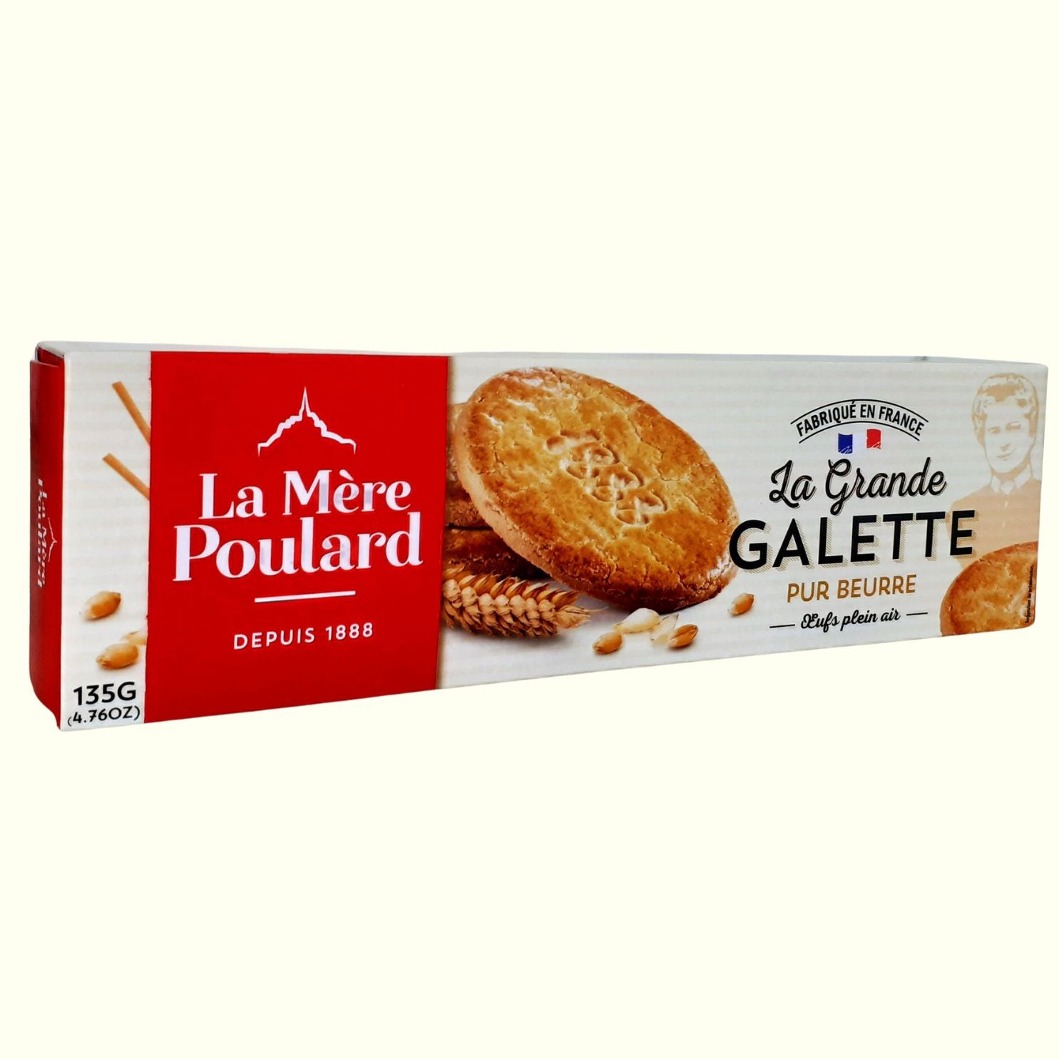 La Mère Poulard La Grande Galette Pur Beurre 135g - TopCandy