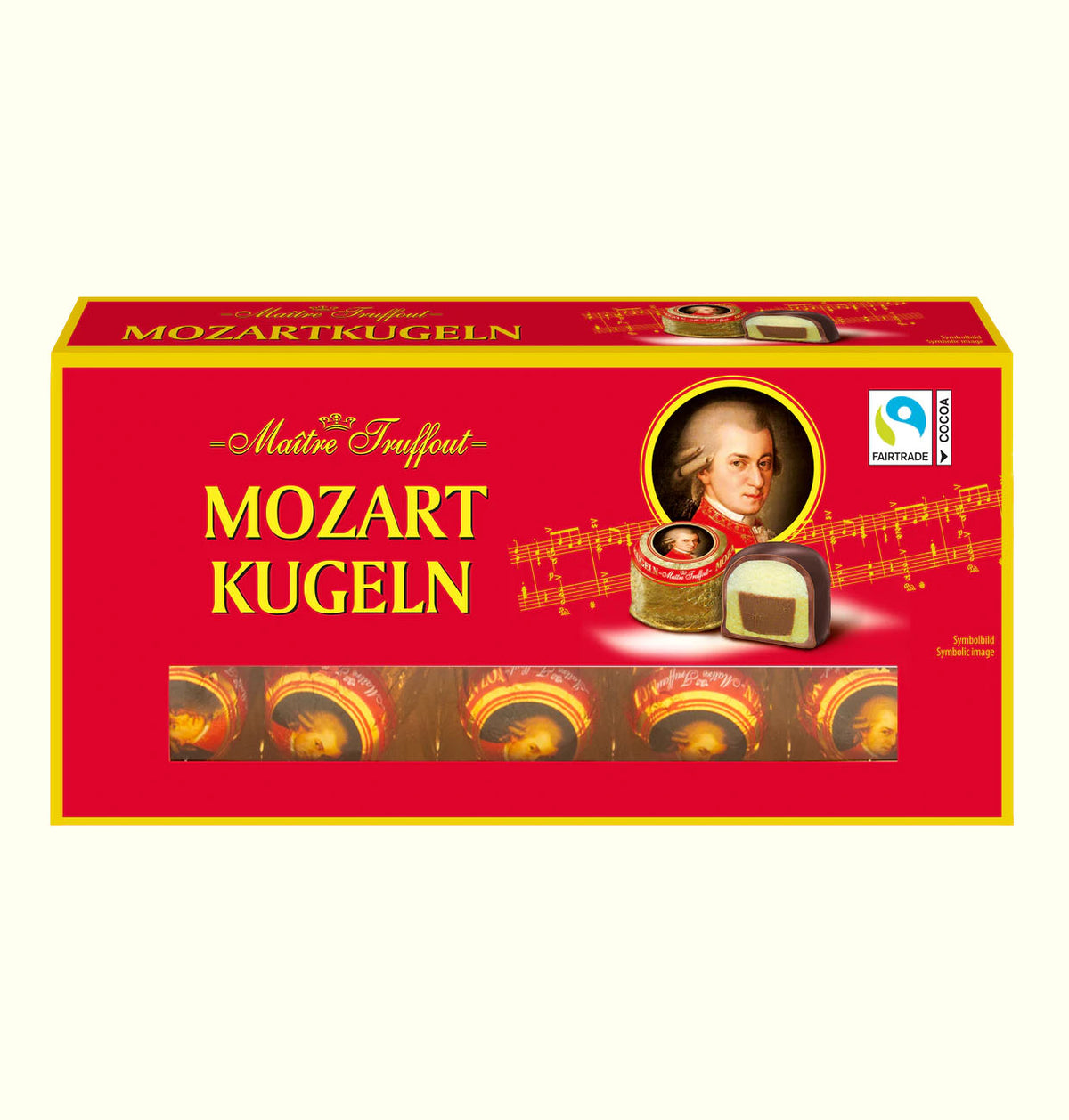 Maître Truffout Mozart Kugeln Pralinen mit Pistazienmarzipan 200g - TopCandy