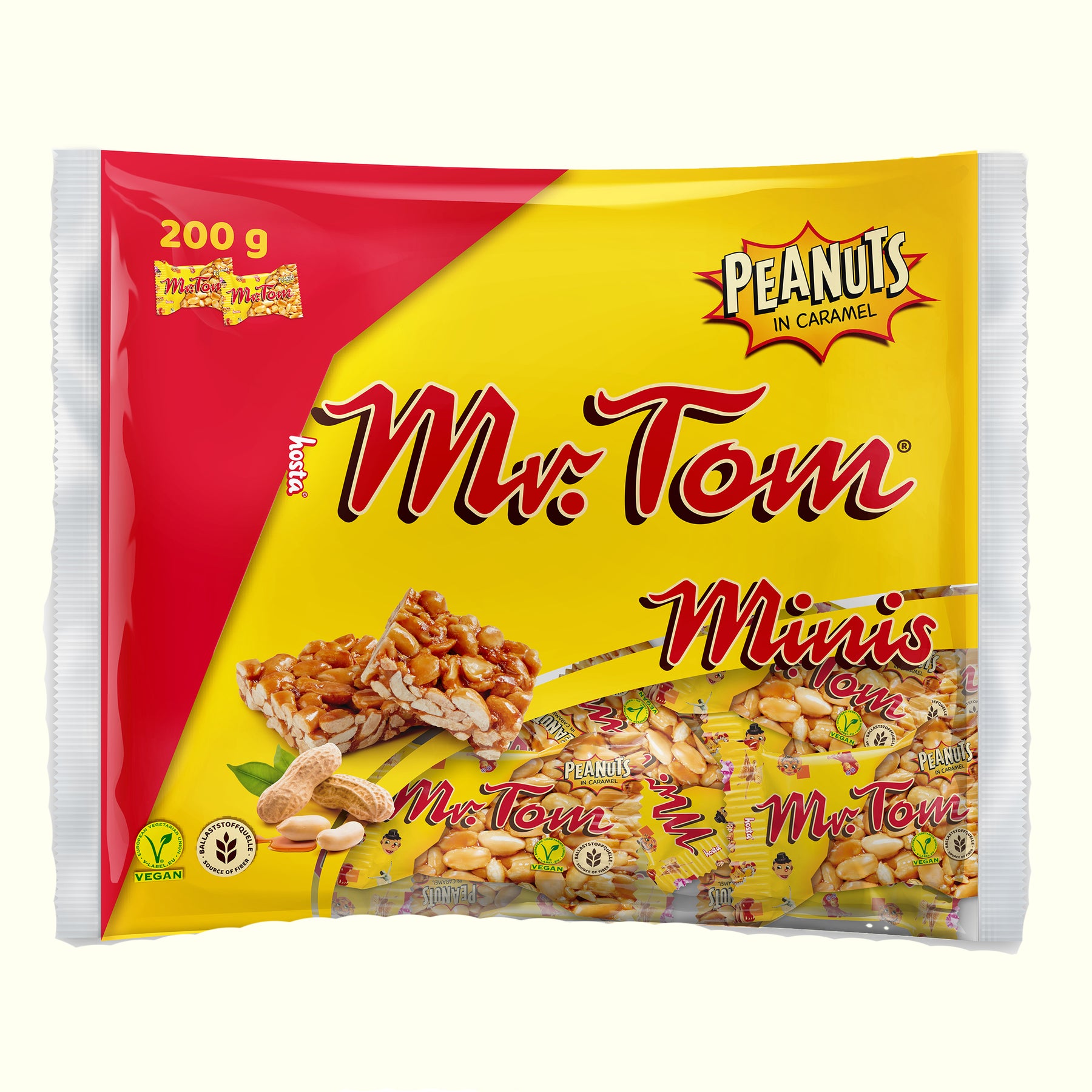 Mr.Tom Minis Geröstete Erdnüsse in Karamell 200g