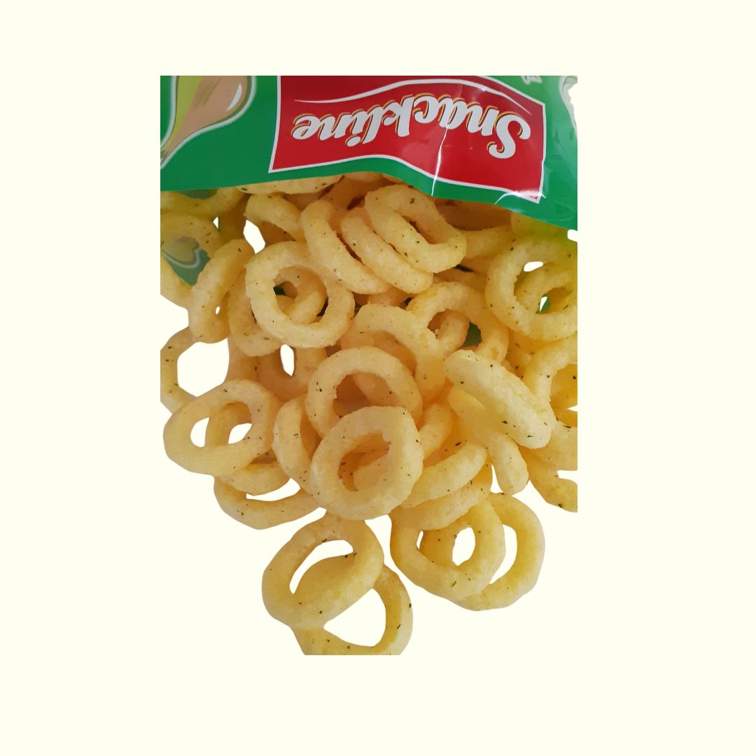 Snackline Onion Rings Maissnack gesalzen 125g