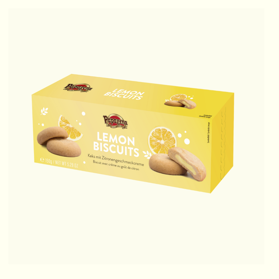 Papagena Lemon Biscuits Gefüllt 150g