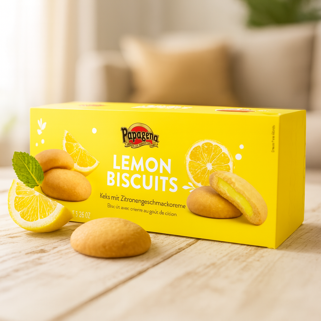 Papagena Lemon Biscuits Gefüllt 150g
