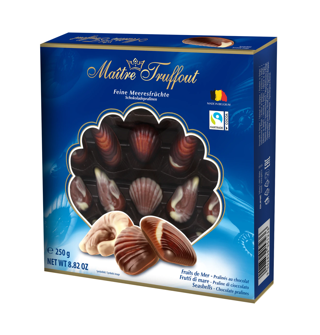 Maître Truffout Feine Meeresfrüchte Schokoladenpralinen 250g