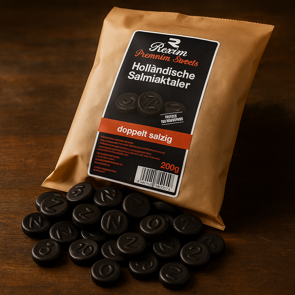 Rexim Premium Sweets Holländische Salmiaktaler 200g