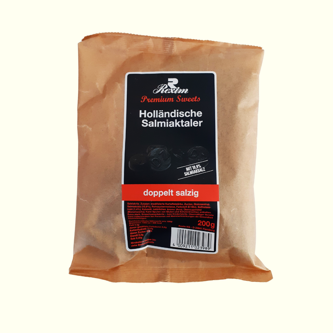 Rexim Premium Sweets Holländische Salmiaktaler 200g