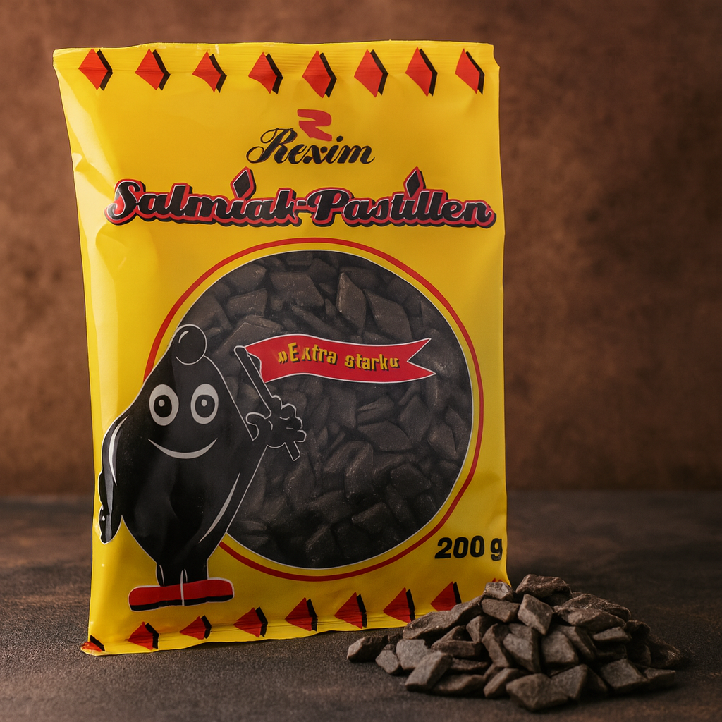 Rexim Salmiak Pastillen 200g Extra Stark