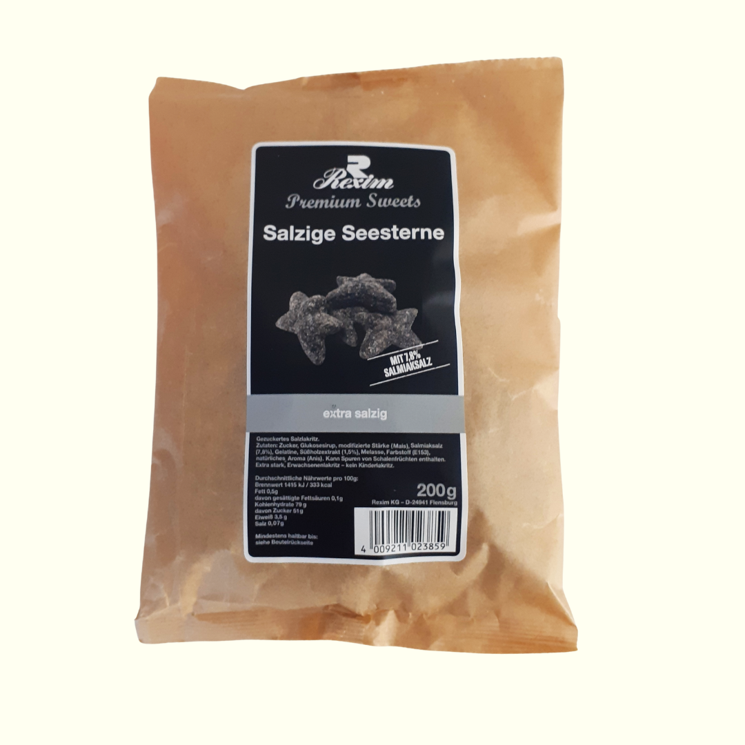 Rexim Premium Sweets Salzige Seesterne 200g