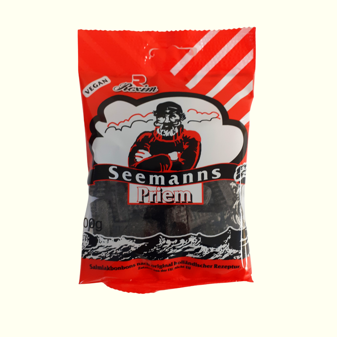 Rexim Seemanns Priem 100g Salmiakbonbon Gefüllt