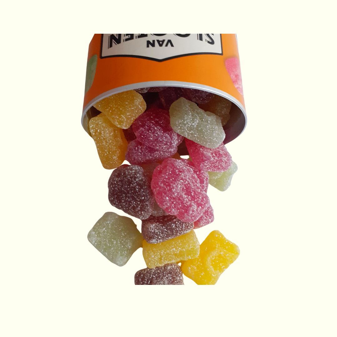 Van Slooten Travel Bags Sour Winegums 210g