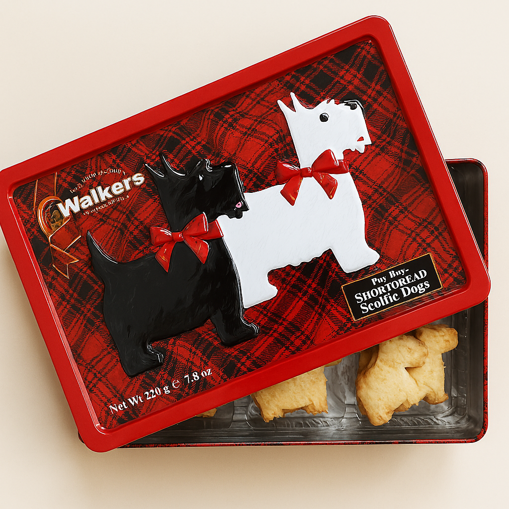 Walkers Pure Butter Shortbread Scottie Dogs 220g