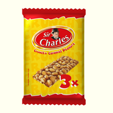 Sir Charles Crunchy Caramel Peanuts Riegel 3 x 38g