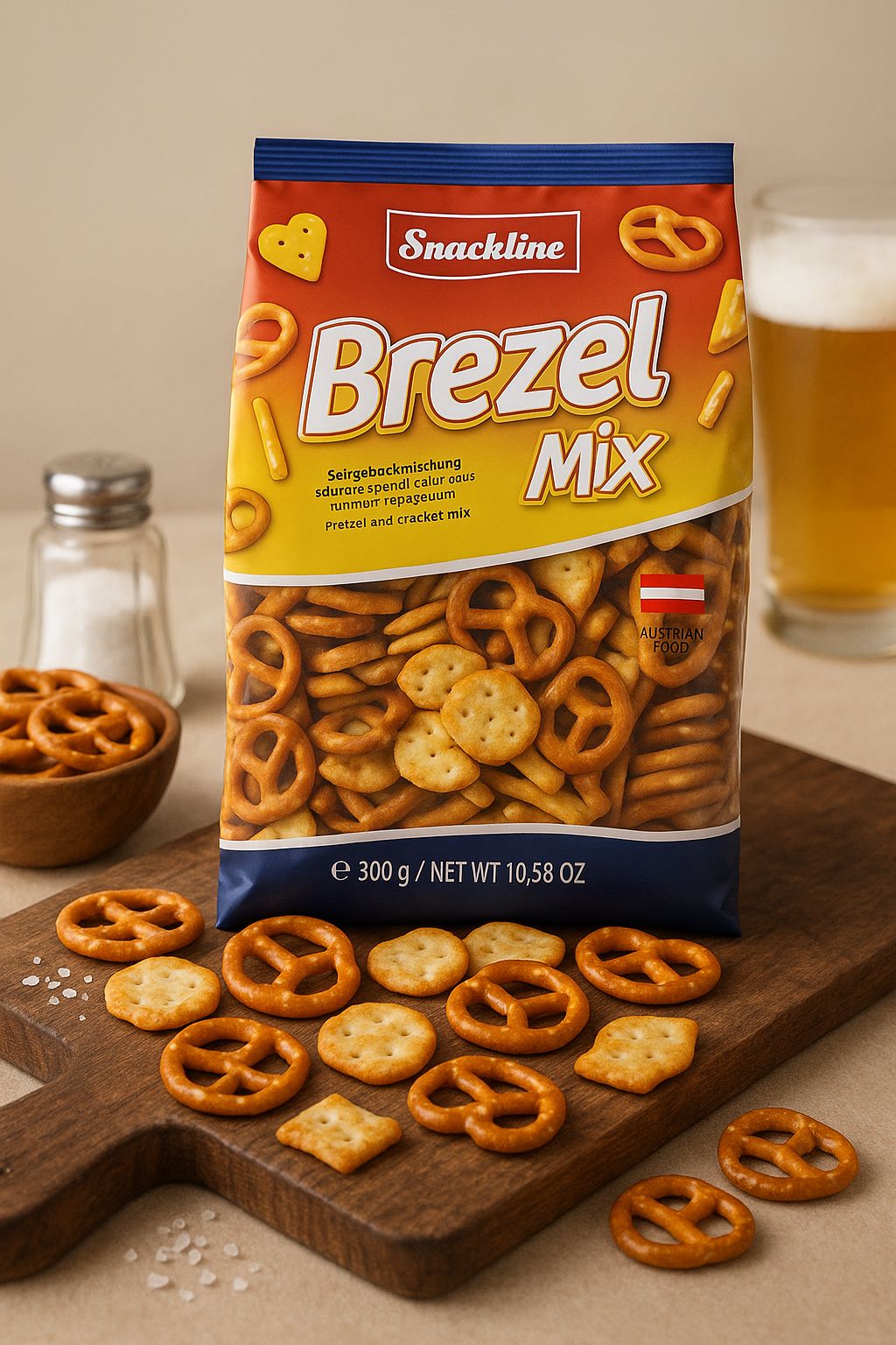 Snackline Bretzel Mix 300g Salzgebäckmischung