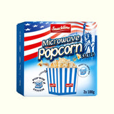 Snackline Mikrowellen Popcorn 2 x 100g Salzig - TopCandy