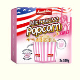 Snackline Mikrowellen Popcorn 2 x 100g Süß - TopCandy