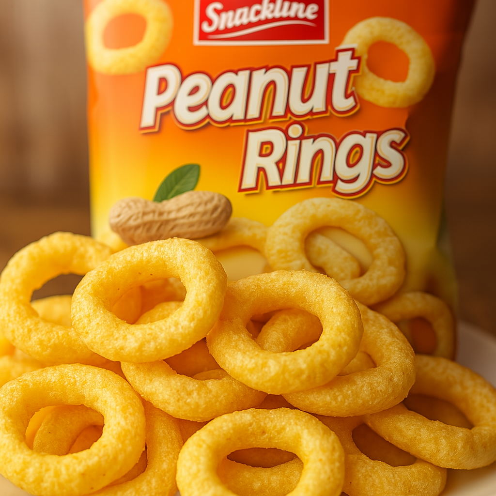 Snackline Peanut Rings Erdnussmaissnack 125g