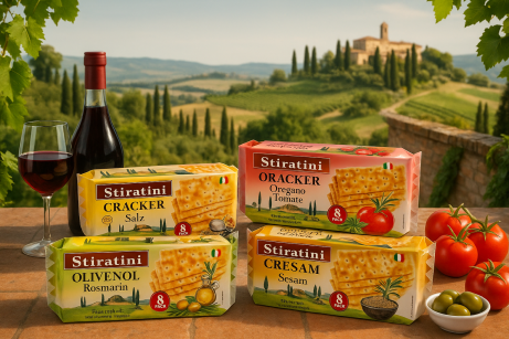 Stiratini Cracker Mit Olivenöl Und Rosmarin 250g