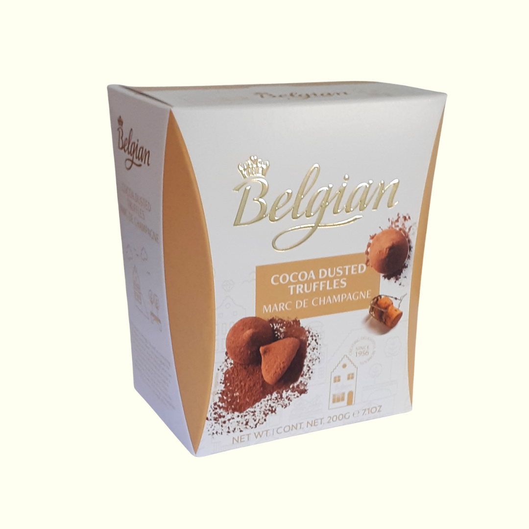 The Belgian Cocoa Dusted Truffles Marc De Champagne 200g