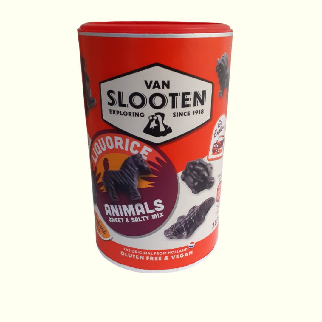 Van Slooten Liquorice Animals 225g Sweet And Salty Mix