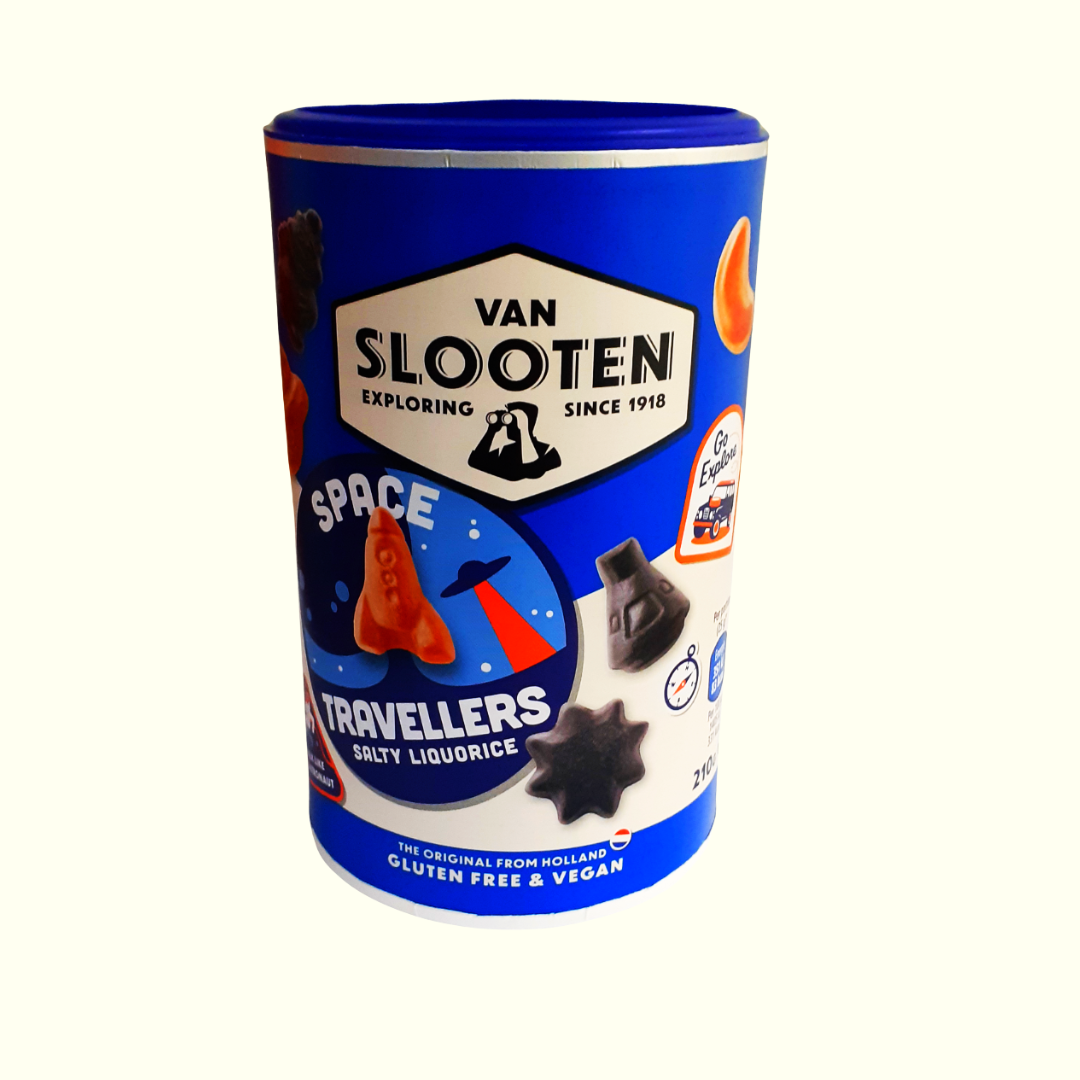 Van Slooten Space Travellers Salty Liquorice 210g